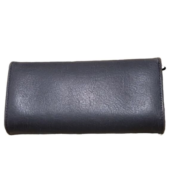 Matt and Nat Vegan Bluish Gray VEGAN Leather Wallet - Picture 2 of 7